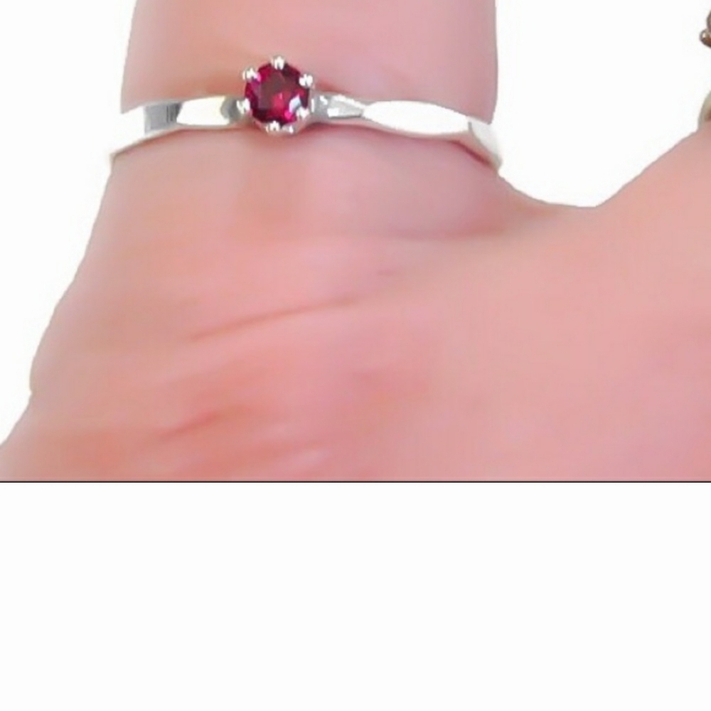 Genuine Ruby Ring, 925 sterling silver - Picture 3 of 7